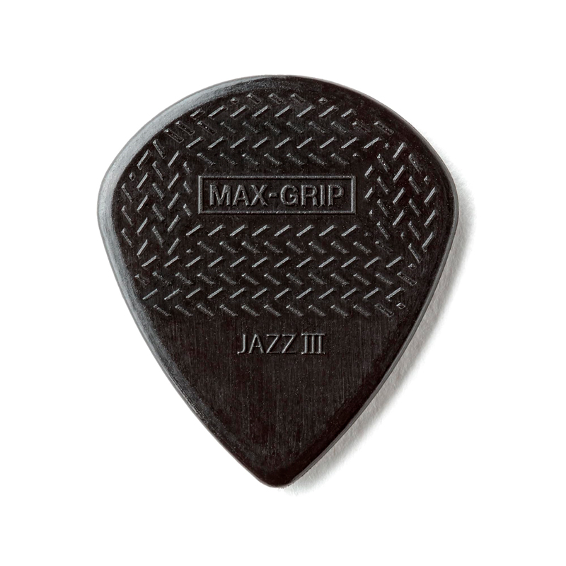 Púa Jin Dunlop Jazz III Max Grip Original, Pick Uña Plectro Plumilla