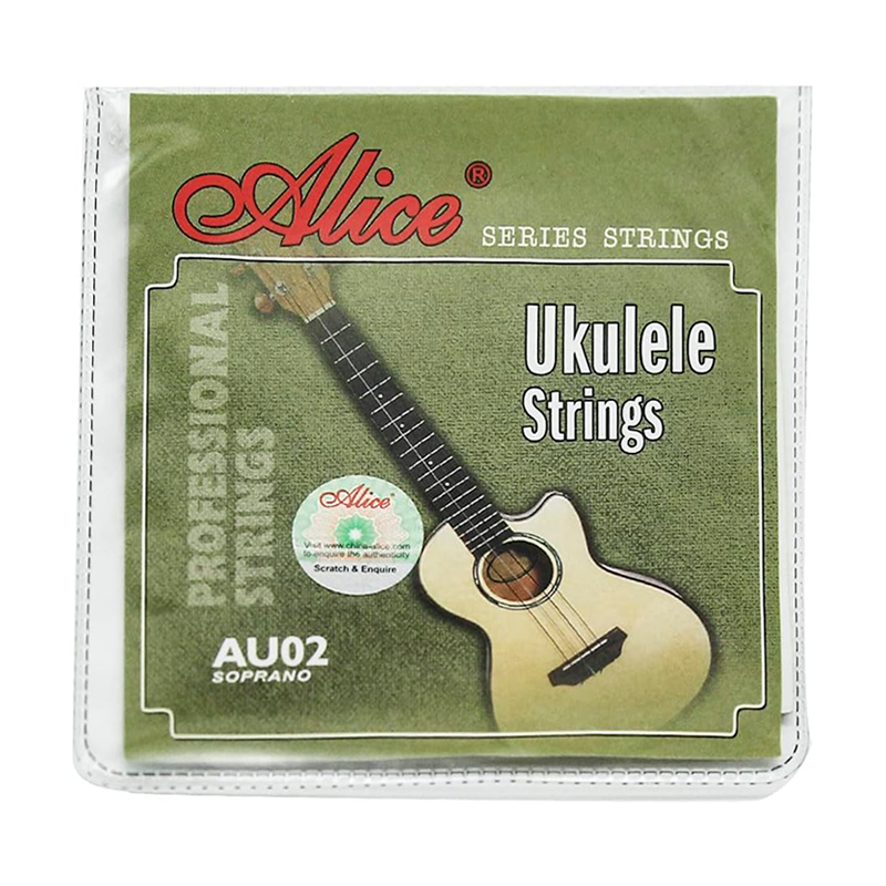 Cuerdas Para Ukelele Alice AU02, Nylon Black, 22.28.32.22 Soprano