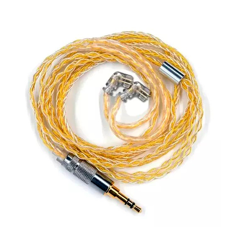 Cable KZ En Oro Para Pin C, Sin Micrófono