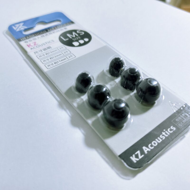 Gomas KZ Silicona Almohadillas Eartips Tallas 3 Pares