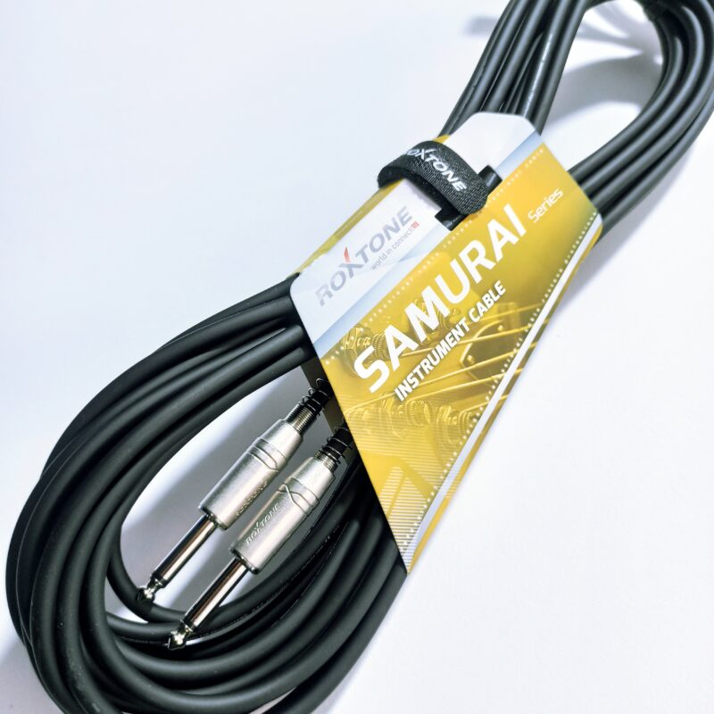 Cable Linea 6.3mm TS, 6mts, Roxtone Smart
