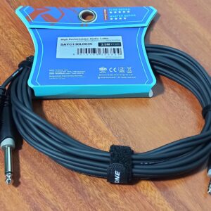 Cable Convertidor 3.5mm TRS - 6.3mm TS, M-2M, 3.5mts, Roxtone Smart