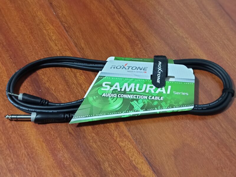Cable Auxiliar 3.5mm TRS, M-M, 10mts, Roxtone Smart