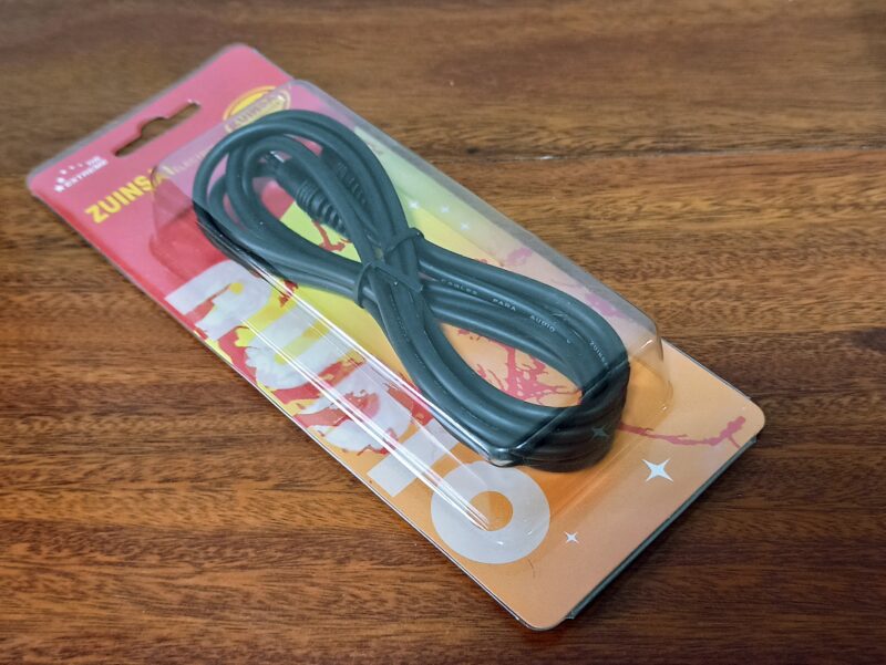 Cable Auxiliar 3.5mm TRS, M-M, 1.8mts, Generico