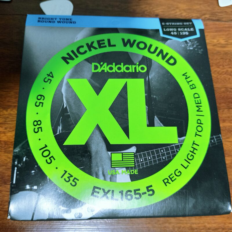 Encordado Bajo 5C D'Addario EXL165-5 45-135