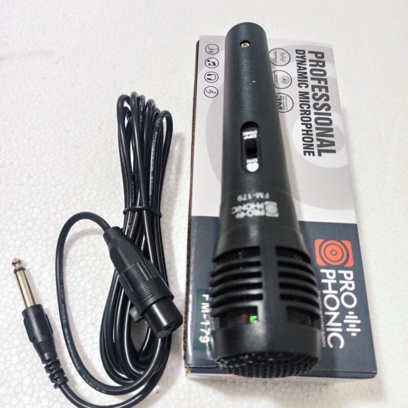 Microfono Dinamico Alambrico Plastico FM179, Prophonic
