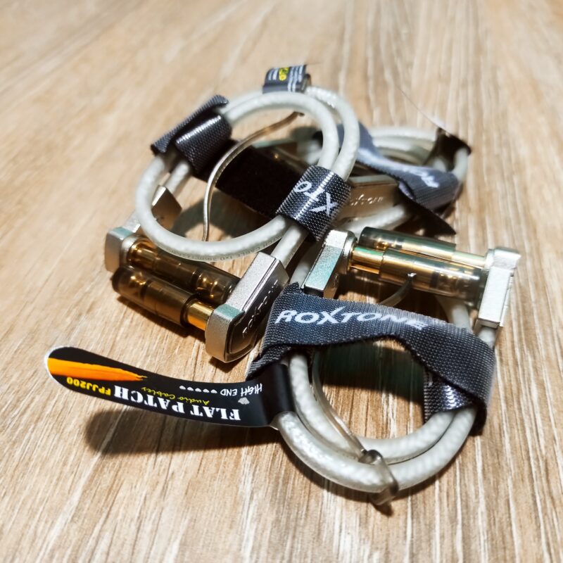 Cable Interpedal 6.3mm - 6.3mm TS, 30cm, Roxtone, Alta Gama