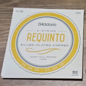 Encordado Requinto D'Addario EJ94 Nylon Clear/Plata