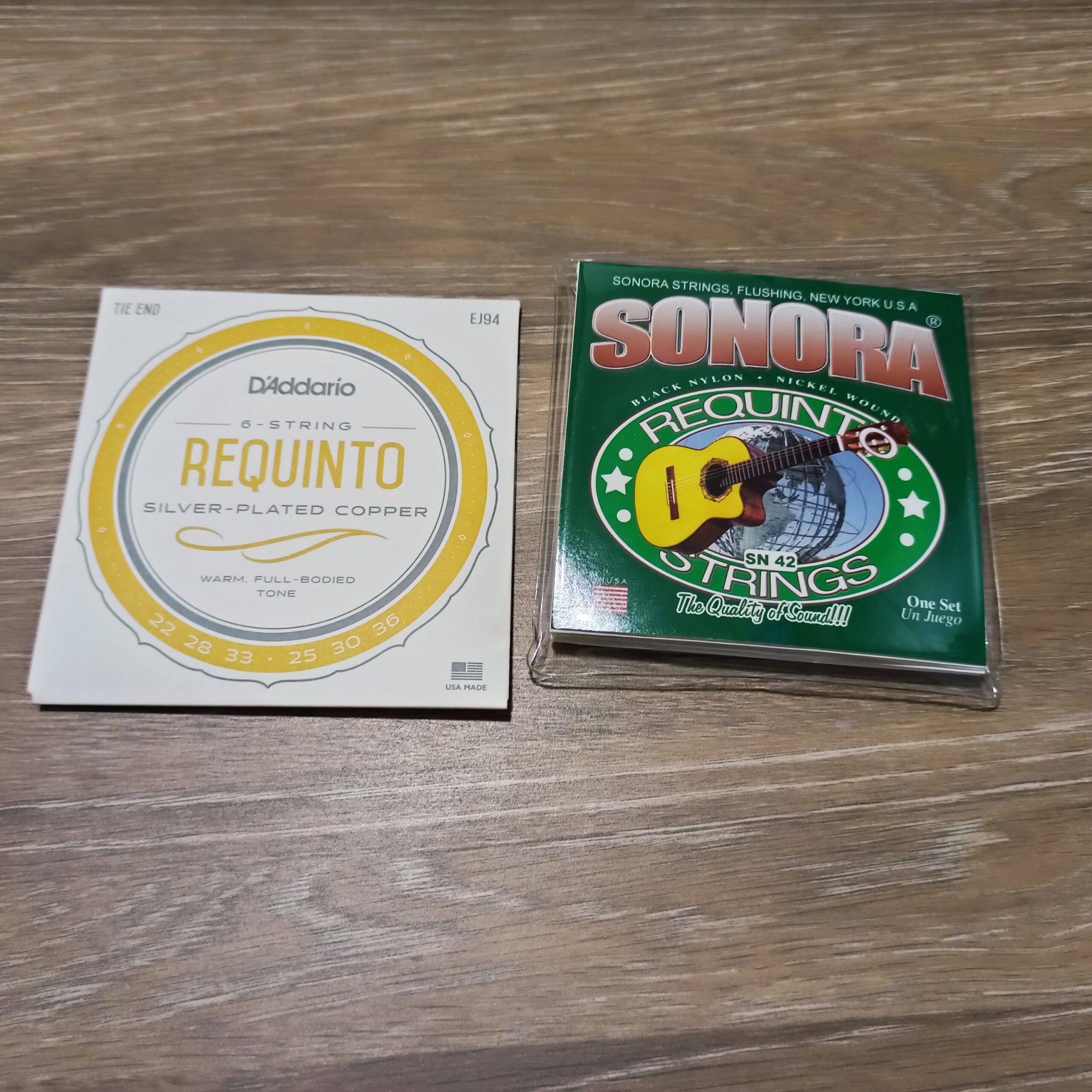 Encordado Requinto Sonora SN42 Nylon Negro/Plata