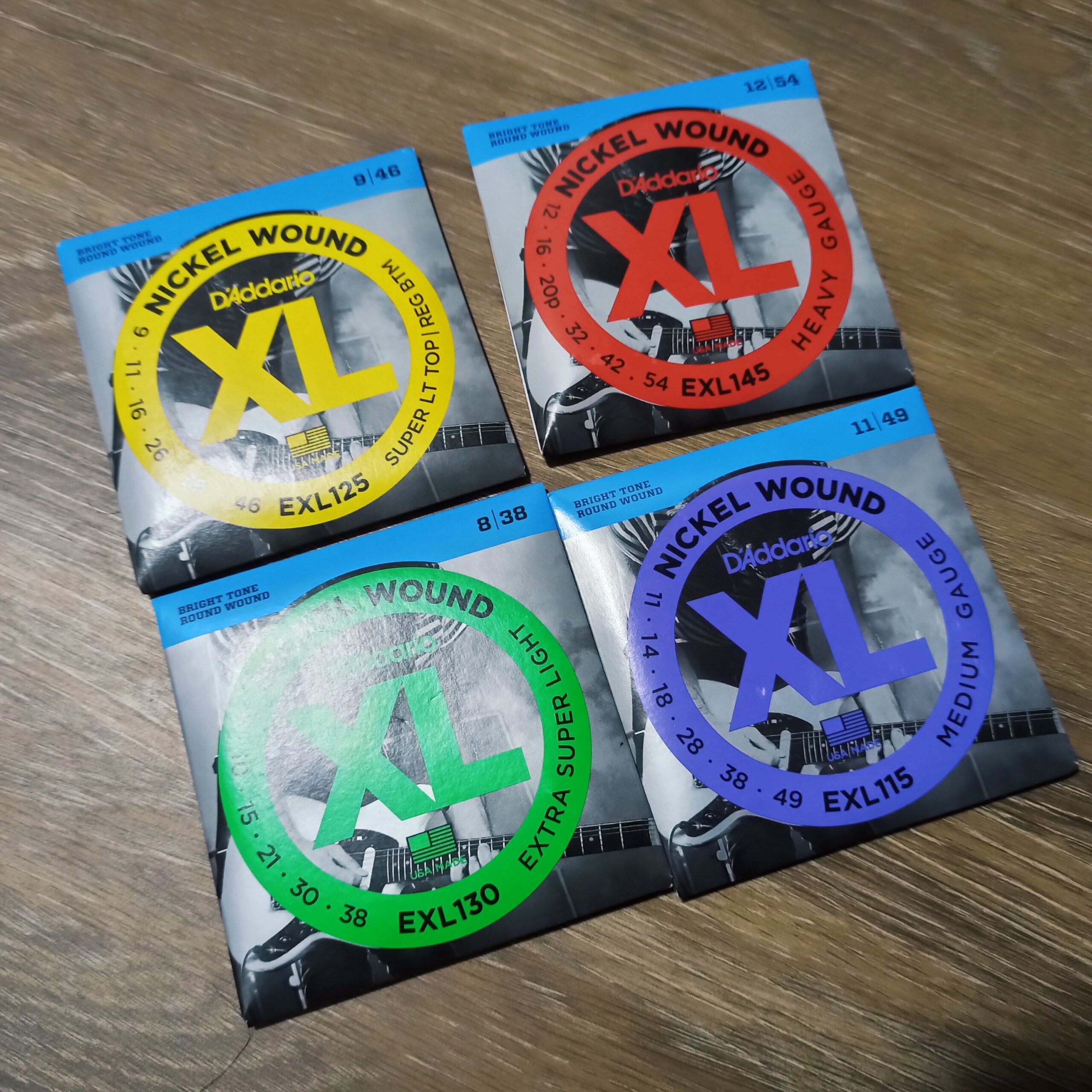 Encordado Gtr Electrica D'Addario EXL130 8-38